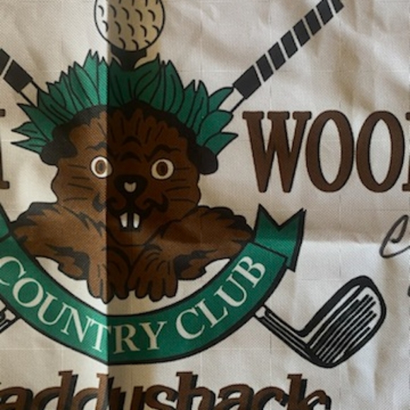 Chevy Chase signature authentic Golf Flag Caddyshack Bush Wood Country Club - Picture 4 of 8